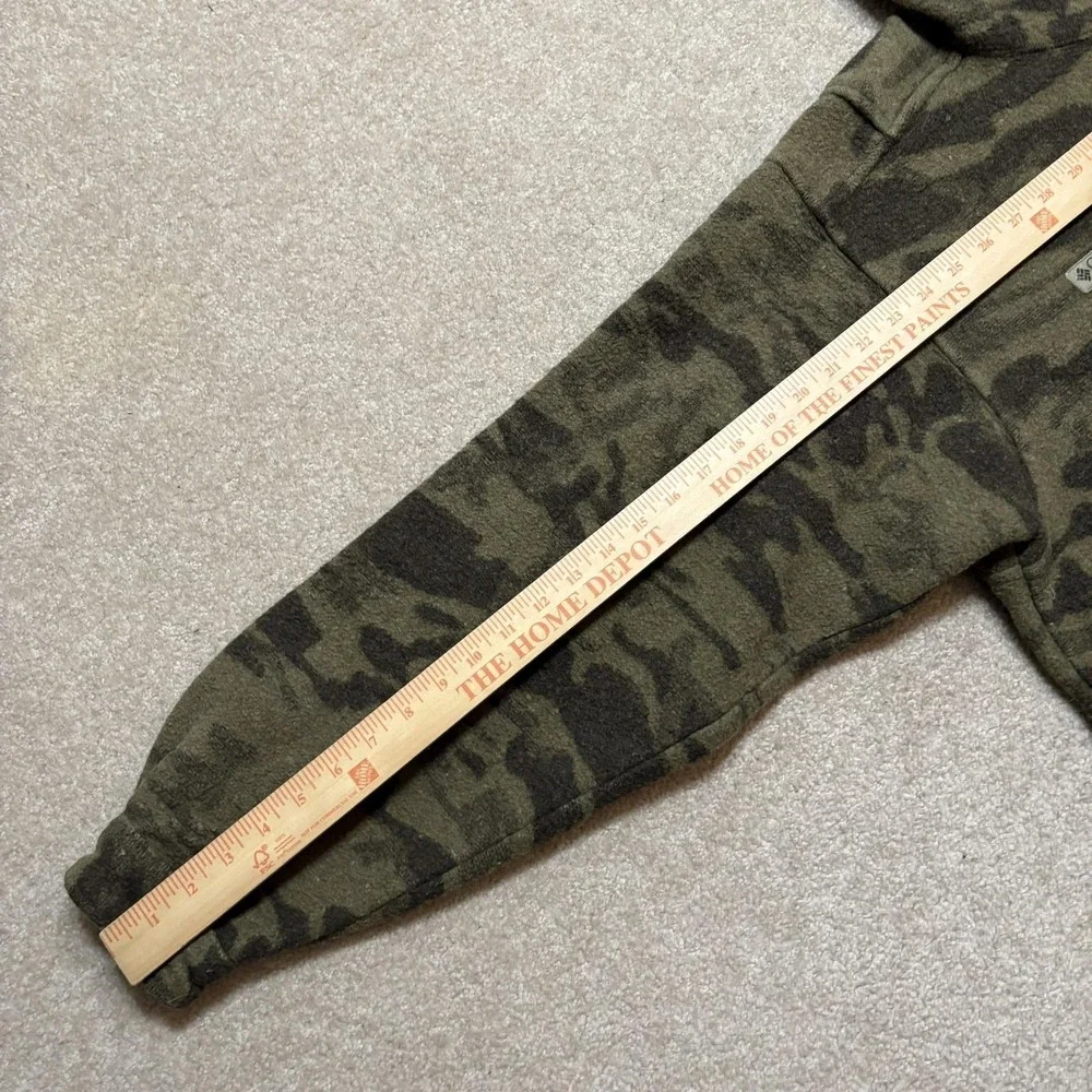 Columbia Men's Camouflage Hooded Field Jacket - Olive Green & Dark Green - Picture 7 of 13